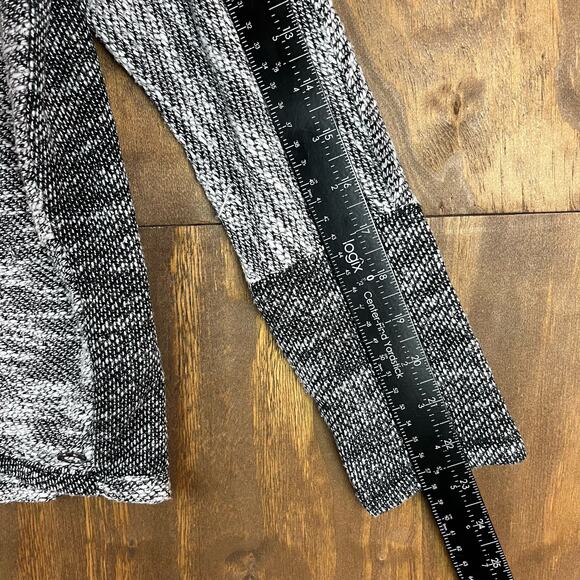 Calvin Klein Womens Sweater Gray Faux Wrap Cowl Neck Performance Athletic XS - Picture 8 of 13